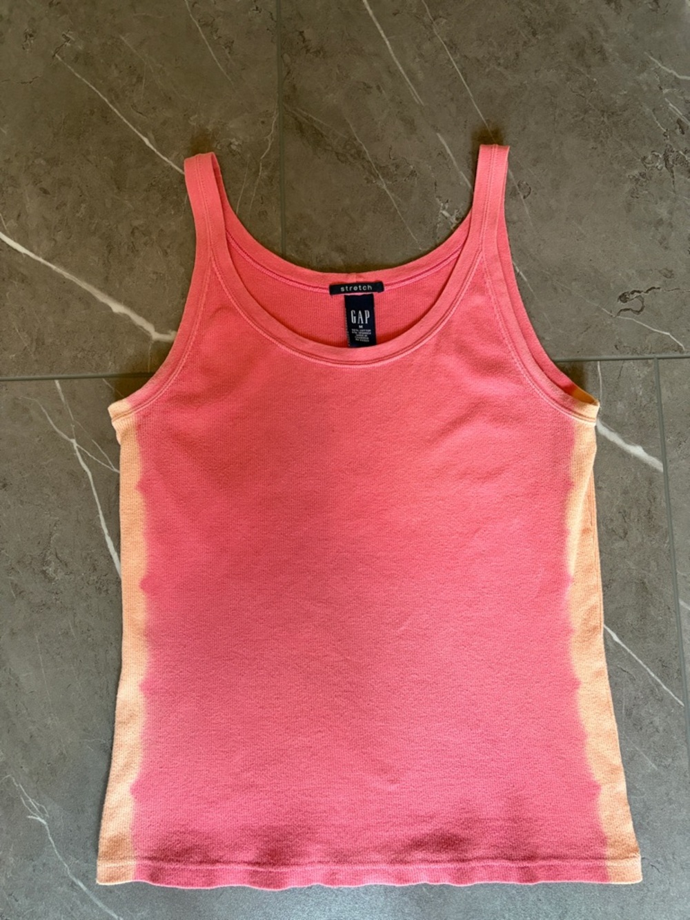 GAP Ribbed Tie-Dye Tank Top
